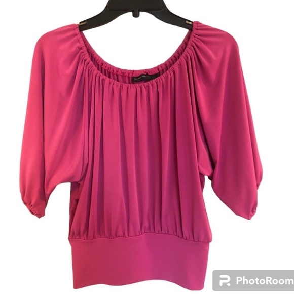 Vintage Gypsy Neckline Blouson Top - Picture 4 of 7